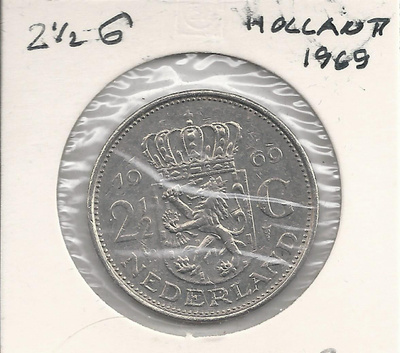 Hollanti 1969 2,5 guldenia