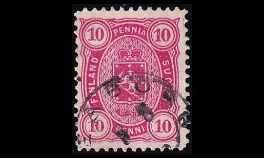 21 o Nelilukuinen 10 p Borgå (1885)