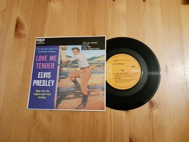 Elvis Presley – Love Me Tender ep ps AUS Rock'n'Roll hieno