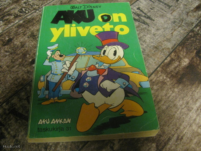 Aku Ankan taskukirja 31 - Aku on yliveto (1.painos)