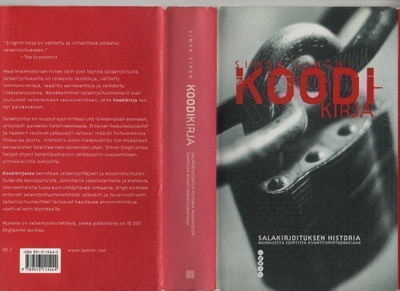 Singh: Koodikirja salakirjoituksen historia, Tammi 1999, K3+