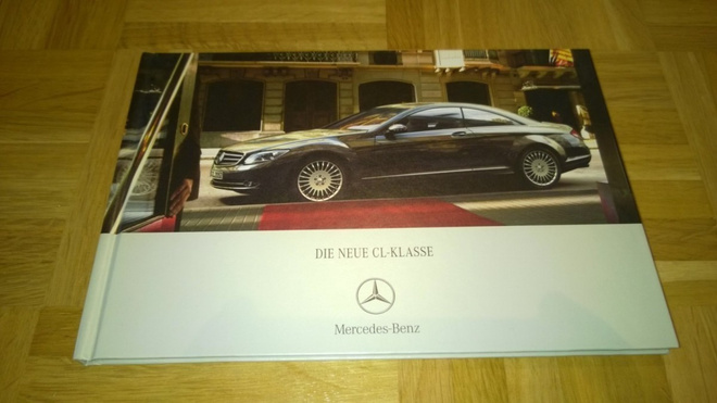 Esite Mercedes C216 CL Coupe, 2006. Sis myös CL 63 AMG.