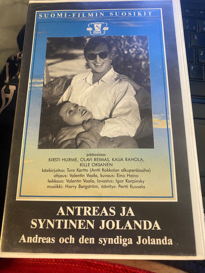 Antreas ja syntinen Jolanda (1941) VHS