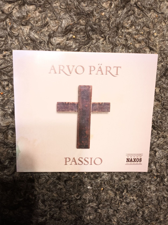 Arvo Pärt: Passio. Tonus Peregrinus CD