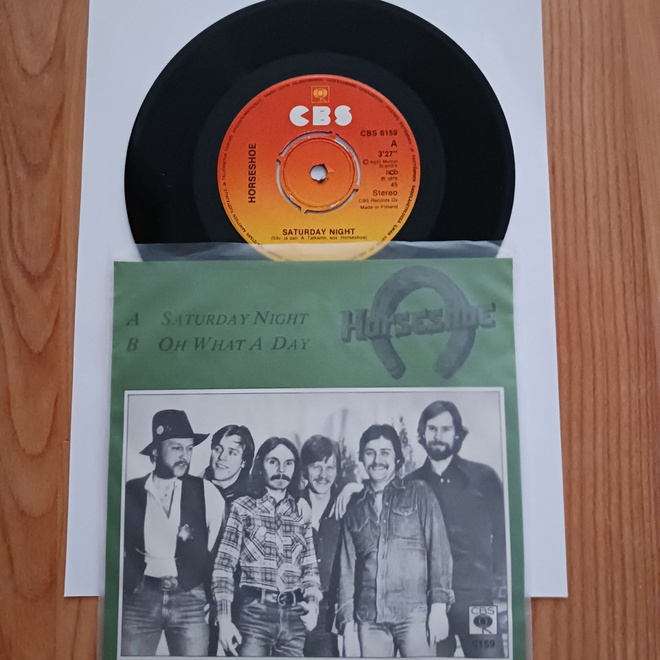 Horseshoe – Saturday Night 7" ps orig 1978 Country Rock uusi