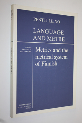 Pentti Leino : Language and metre : metrics and metrical ...