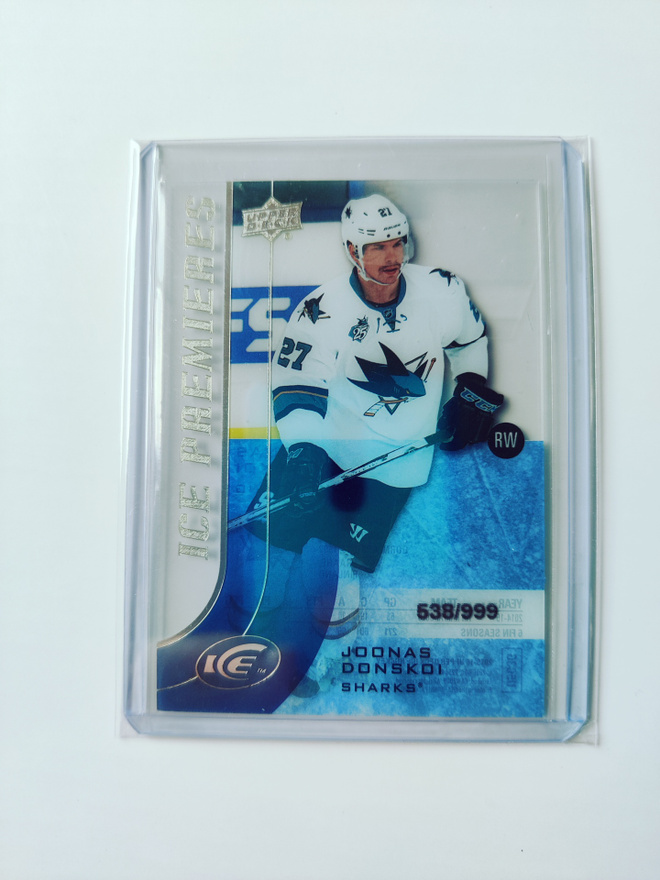 Joonas Donskoi 15-16 UD Ice Premieres /999