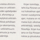Esa Piironen: Arkkitehtuurista = On architecture - pikkukuva 3