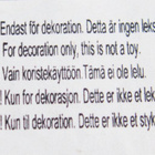 Muovinen hopeavärinen koriste-enkeli - pikkukuva 3