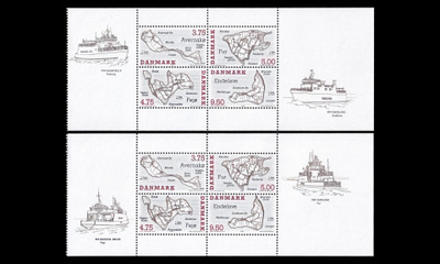 Tanska 1096-9hb ** Tanskalaisia pikkusaaria vihkolehdet (199