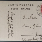 Kotkamallin 10 p:n merkki onnittelukortilla Kuopio 1907 - pikkukuva 1