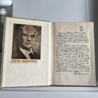 Otto Mannisen signeerattu omistuskirjoitus Andrej Rudneville - pikkukuva 1