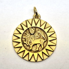Kalevala Koru Amuletti riipus Aurinkoleijona, pronssi - pikkukuva 2