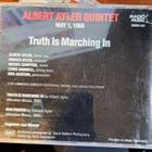Albert Ayler Quintet – Truth Is Marching In (CD 1990)  JAZZ - pikkukuva 2