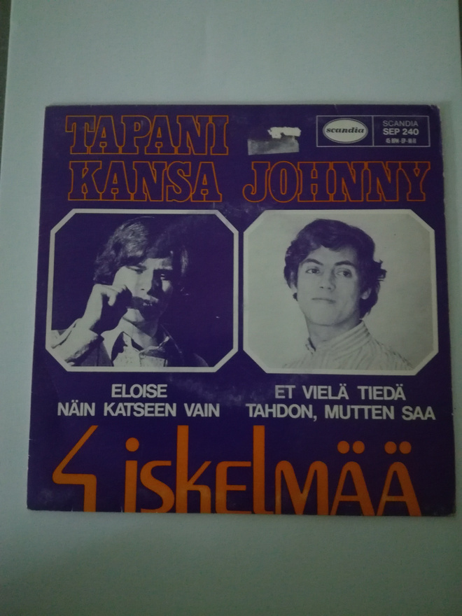 TAPANI KANSA/JOHNNY Scandia EP SEP 240 v.1969