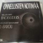BACKSLIDERS / U-BAYOU - ONNELLISTEN KOTIMAA 7'' SPLIT M-/M- - pikkukuva 2