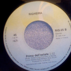 RIGHEIRA  ::  L'ESTATE STA FINENDO  ::  VINYYLI  7"    1985 - pikkukuva 4