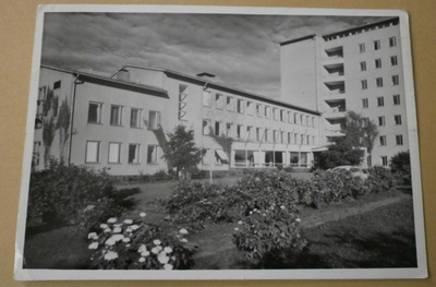 Helsinki, HYKS / HUS, Silmäklinikka, vanha valokuvapk, 1963