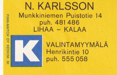 N. Karlsson , Munkkiniemen Puistotie  14 b584