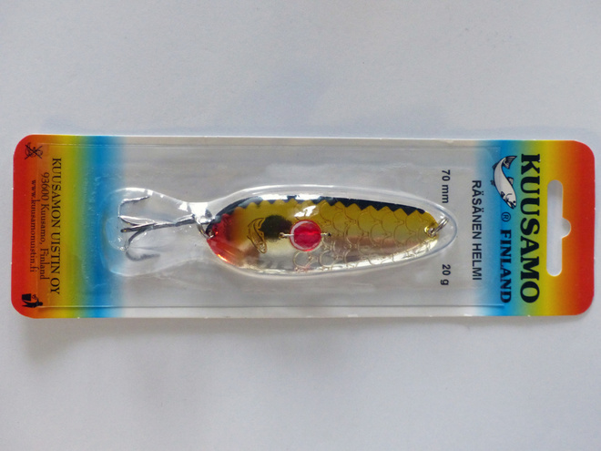 KUUSAMO HELMI RÄSÄNEN 70mm, 20g Väri: BL/YE-S