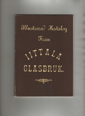 Illustrerad Katalog Från Iittala Glassbruk[1892]: Np 1981 ni