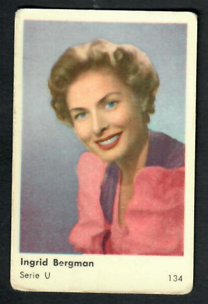 Keräilykuva - Ingrid Bergman Serie U 134