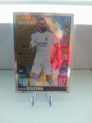 Benzema goal machine jalkapallokortti