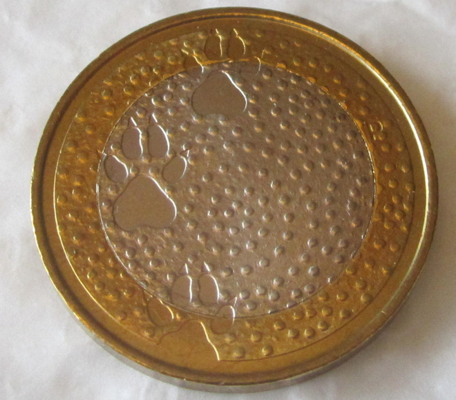 Suomi 5 € 2012 - Pohjolan luonto, Eläimistö (UNC)