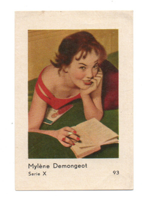 Purkkakuva Hellas Serie X n:o 93 MYLENE DEMONGEOT
