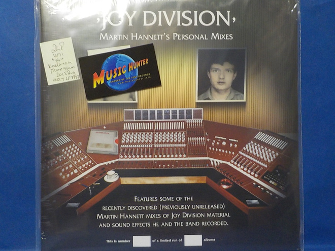 JOY DIVISION - MARTIN HANNET'S PERSONAL MIXES- 2015 UUSI 2LP