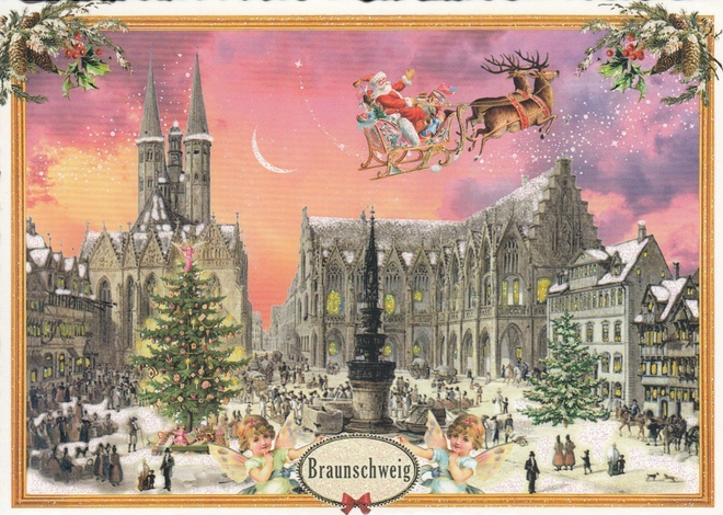 Braunschweig joulu (Tausendschön-kortti)
