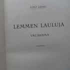 EINO LEINO LAULURUNOUTTA 1-4 1918-1919 - pikkukuva 4