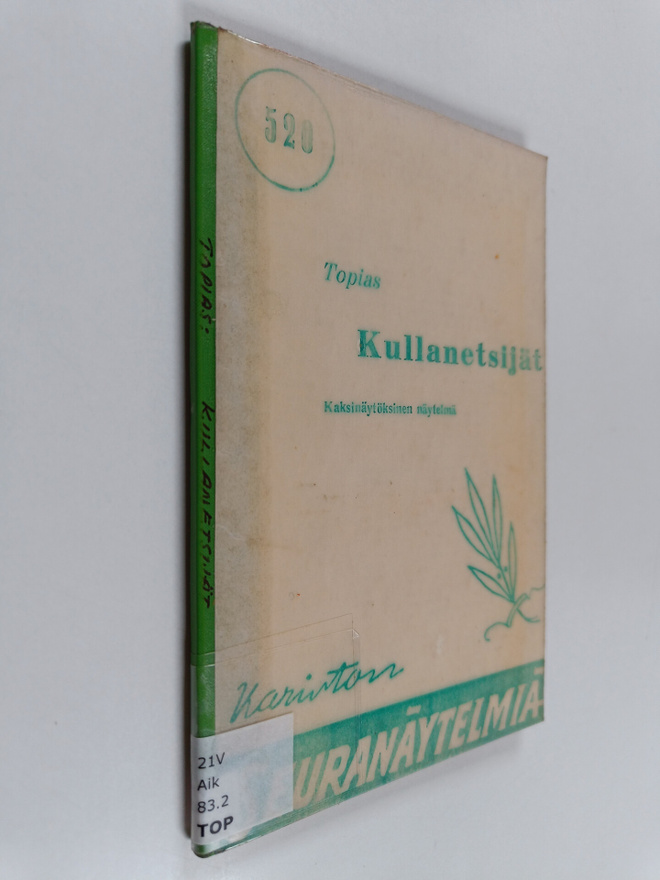 Topias : Kullanetsijät : kaksinäytöksinen näytelmä