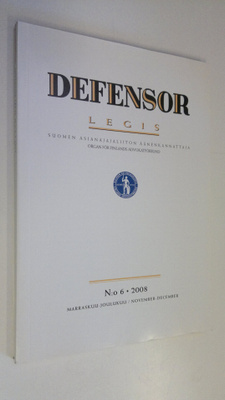 Defensor legis n:o 6/2008