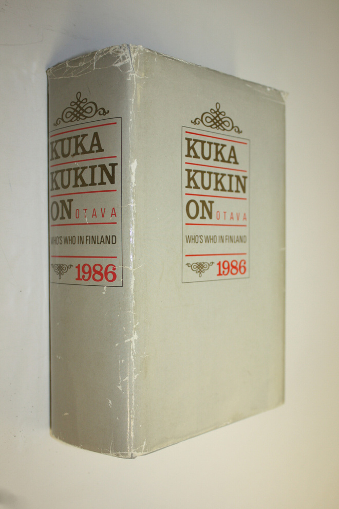 Kuka kukin on 1986 - Who's who in Finland