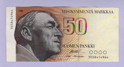 50 mk v.1986 P-114 (Ollila-Hämäläinen) ilman Litt.