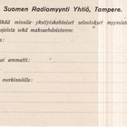 Tampere. Suomen Radiomynti Yhtiö. e301 - pikkukuva 2