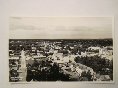 VANHA Postikortti Pietarsaari 1950-l Alkup.Mallikappale