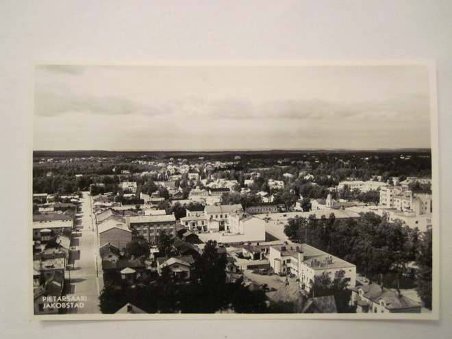 VANHA Postikortti Pietarsaari 1950-l Alkup.Mallikappale