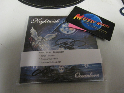 NIGHTWISH-OCEANBORN CD SLEEVE TARJAN+TUOMAS NIMMAREIN