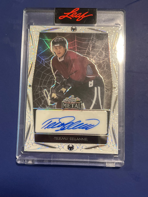 2023 Leaf Metal Ha-TS1 Teemu Selänne nimmari /2