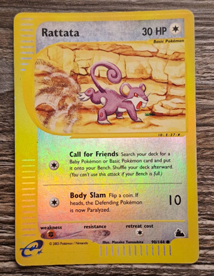 Rattata skyridge reverse holo!