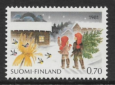 Joulu 1981 0,70mk (LAPE 887) **