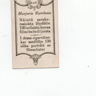 Filmitaiteilijoita savukerasioista n:o 57 MARJORIE RAMBEAU - pikkukuva 2