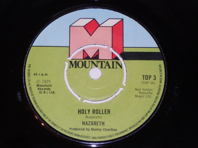 7" NAZARETH - Holy Roller - single 1975 blues rock EX