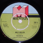 7" NAZARETH - Holy Roller - single 1975 blues rock EX - pikkukuva 1