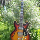 Framus 7301 Billy Lorento Semiacoustic ca.1972 Tone Sunburst - pikkukuva 1
