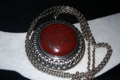 Vintage, Kalevala Koru Rovaniemen suvijuhlakoru riipus hopea