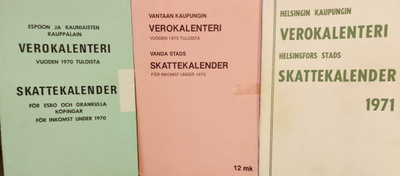 Vantaan Verokalenteri 1975