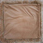 Pörröinen beige tyynyliina 40 X 40 cm - pikkukuva 3